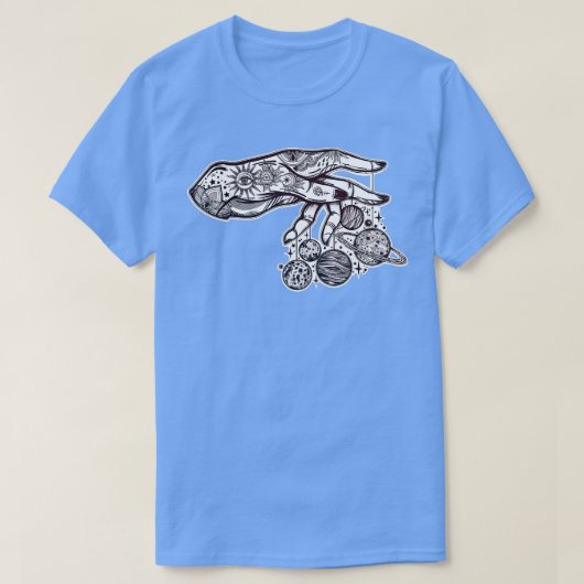 String heory Celestial Universe Astrology Orbit T-shirt (Design voorkant)