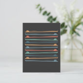 String Instrument Bows Violin Fiddle Cello Player Briefkaart (Staand voorkant)