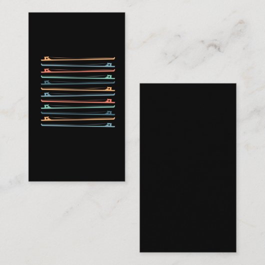 String Instrument Bows Violin Fiddle Cello Player Visitekaartje (Voorkant / Achterkant)