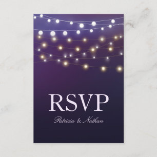 String Licht Avond Bruiloft RSVP