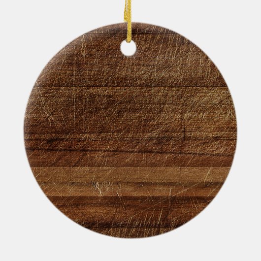 String light Rustic Wood Jubileum Ornament Gift (Achterkant)
