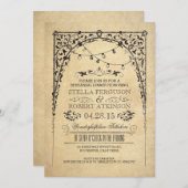  String Lights Arch Oude Repetitie Diner Kaart (Voorkant / Achterkant)