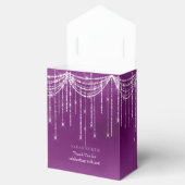 String Lights & Balloons Sweet 16 Orchid ID473 Bedankdoosjes (Geopend)