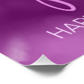 String Lights & Balloons Sweet 16 Orchid ID473 Perfect Poster (Hoek)