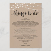 String Lights, Black, Dingen om te doen, reiskaart Programma (Voorkant)
