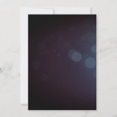 String Lights Blue Bokeh Rehearsal Invitations (Dos)