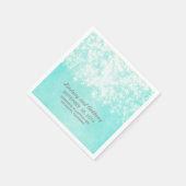 String Lights  Blue Wedding Servet (Hoek)