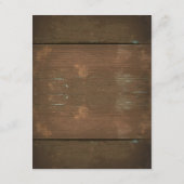 String Lights en Mason Jars trouwreceptie Informatiekaartje (Achterkant)