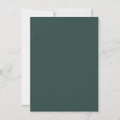 String Lights Groene Bruiloft Sla de datum op Save The Date (Achterkant)