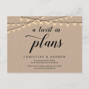 String Lights, Kraft, een draai in Plannen, uitges Briefkaart