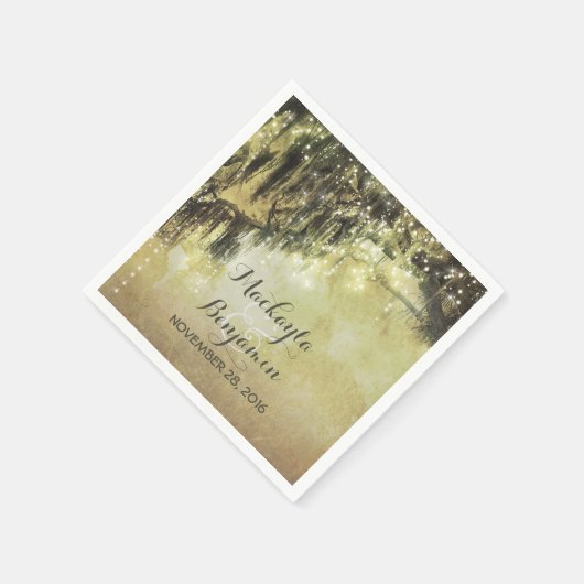 String Lights Mossy Tree takken Servet (Hoek)