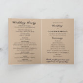 String Lights op Tree Romantic Country Wedding Programma (Binnen)