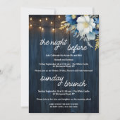 String Lights repetitie diner en zondag brunch Kaart (Voorkant)