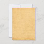  String Lights Rustic Tree Wedding RSVP Kaartje (Achterkant)