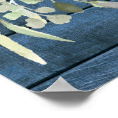 String Lights rustiek hout 50e Jubileum teken Poster (Hoek)