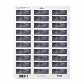 String Lights rustieke boom bruiloft Etiket (Full Sheet)