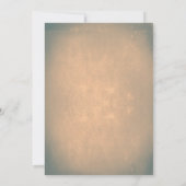 String Lights Tree Rustieke bruiloft Uitnodiginge Kaart (Achterkant)