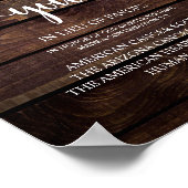 String Lights, Wedding Donation, Contribution Poster (Hoek)