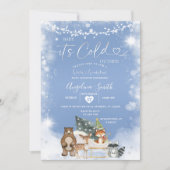 String Lights White Snowflake Tree Baby shower Kaart (Voorkant)