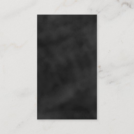 String Lights Zwart Chalkboard Gift Registry Informatiekaartje (Achterkant)