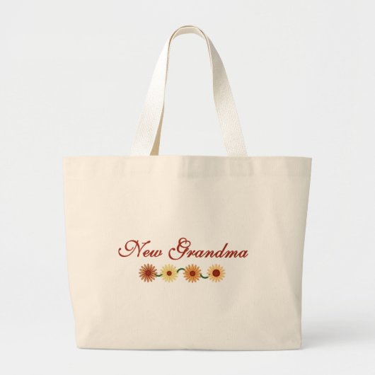 String of Flowers New Grandma Grote Tote Bag (Voorkant)
