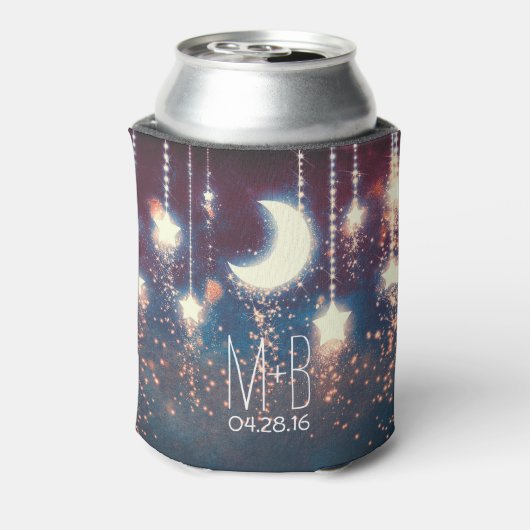 String of Lights Nachtsterren Maan Blikjeskoeler (Blikje Achterkant)