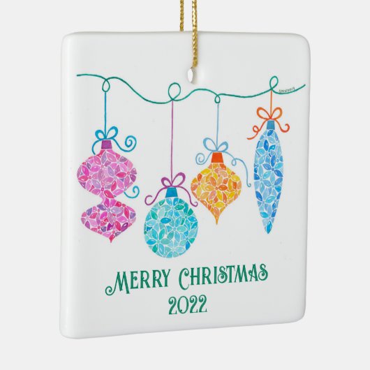 String Ornaments Tree Ornament (Rechts)