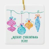 String Ornaments Tree Ornament (Voorkant)