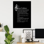 String Problems List Poster (Thuiskantoor)
