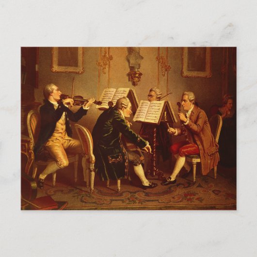 String Quartet Briefkaart (Voorkant)