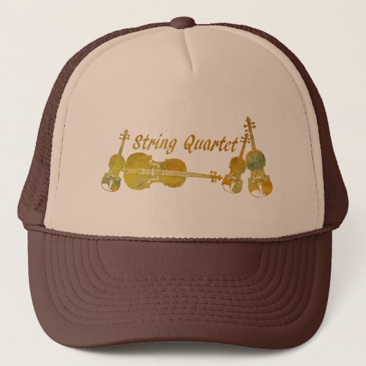 String Quartet in Gold Trucker Pet (Voorkant)