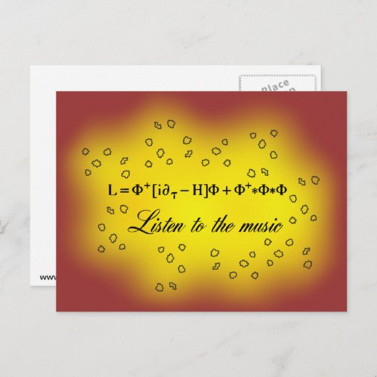 String-theorie Briefkaart (Voorkant / Achterkant)