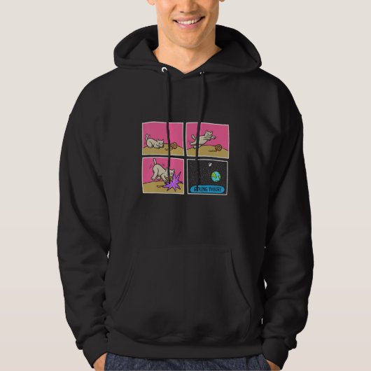 String Theory Physicist Science Cat Owner Physics Hoodie (Voorkant)