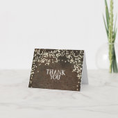 String Twinkle Lights Bedankt Notities Urban Brick (Voorkant)