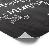 String verlicht het alkboard in het liefhebbende g poster (Hoek)