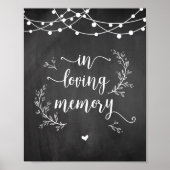 String verlicht het alkboard in het liefhebbende g poster (Voorkant)