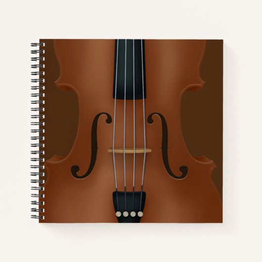 Stringed instrument Cello Violin Viola Detail Notitieboek (Voorkant)
