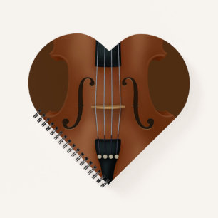 Stringed instrument Cello Violin Viola Heart Notitieboek