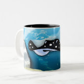 Stringray (Manta Ray) Peinture de Mug (Devant gauche)