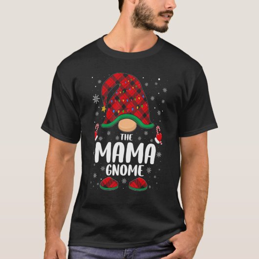 Strings of Lights Wraped Mama Gnomes   T-shirt (Voorkant)