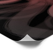 Stringy Red Abstract Poster (Hoek)