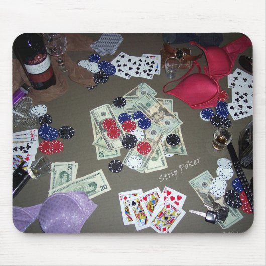 Strip Poker Muismat (Voorkant)