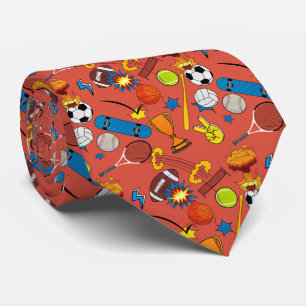 Strip Retro Sportief Atletisch Stropdas