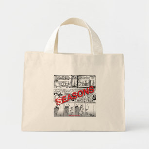 Strip-seizoenen: la borsa per la spesa mini tote bag