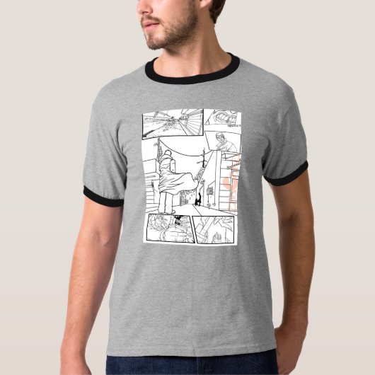 strip t-shirt (Voorkant)