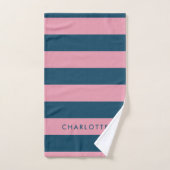 Strip | Trendy Preppy Name (Serviette à main)