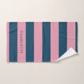Strip | Trendy Preppy Name (Serviette à main)
