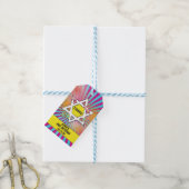 Stripboek Bar Mitzvah Star of David Cadeaulabel (Met Touw)