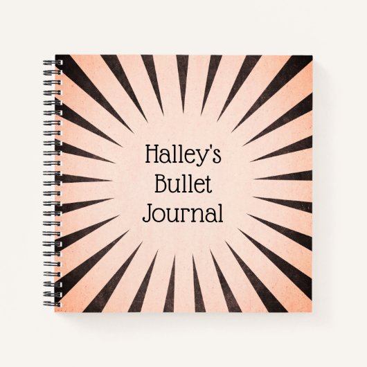 Stripboek Burst Bullet Journal Notitieboek (Voorkant)