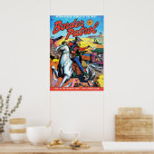  stripboek grenspatrouille poster (Keuken)